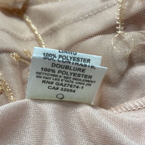 Anthropologie Eva Franco Flutter Fleur Dress Size 2 Tulle Flower Petal Pink Blus - Picture 16 of 16